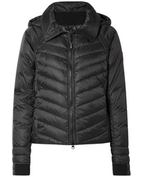 Женская черная легкая куртка-пуховик от Canada Goose