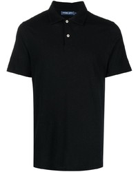 Мужская черная льняная футболка-поло от Frescobol Carioca
