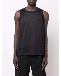 Мужская черная майка в сеточку от Moncler