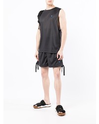 Мужская черная майка в сеточку от Off Duty