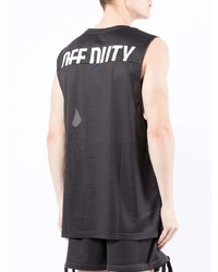 Мужская черная майка в сеточку от Off Duty