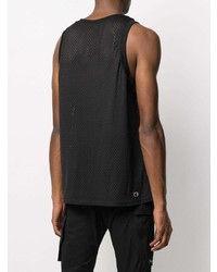 Мужская черная майка в сеточку от Rick Owens