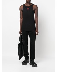 Мужская черная майка с вышивкой от 44 label group