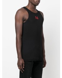 Мужская черная майка с вышивкой от 44 label group