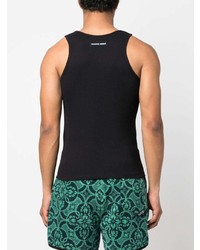 Мужская черная майка с вышивкой от Marine Serre