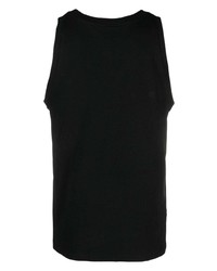 Мужская черная майка с вышивкой от Dolce & Gabbana