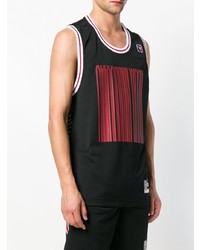 Мужская черная майка с принтом от Alexander Wang