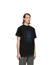 Мужская черная майка с принтом от Martine Rose