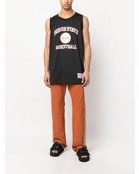 Мужская черная майка с принтом от Heron Preston