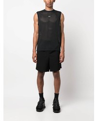 Мужская черная майка с принтом от Versace