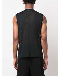 Мужская черная майка с принтом от Versace