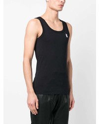 Мужская черная майка с принтом от Raf Simons