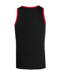 Мужская черная майка с принтом от Versace