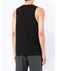 Мужская черная майка с принтом от Hugo