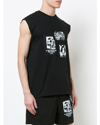 Мужская черная майка с принтом от Misbhv