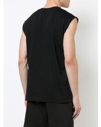 Мужская черная майка с принтом от Misbhv