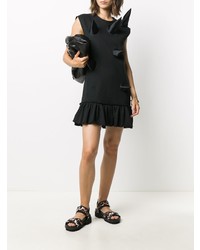 Мужская черная майка с украшением от Viktor & Rolf