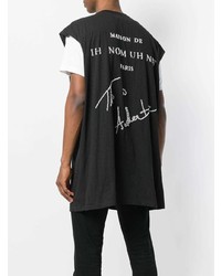 Мужская черная майка с украшением от Ih Nom Uh Nit