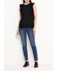 Женская черная майка от adL