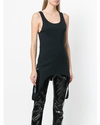 Женская черная майка от Yang Li