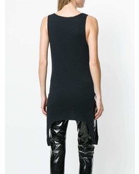 Женская черная майка от Yang Li