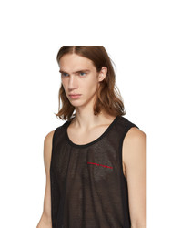 Мужская черная майка от Alexander Wang