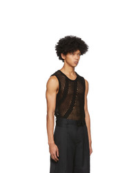 Мужская черная майка от Feng Chen Wang