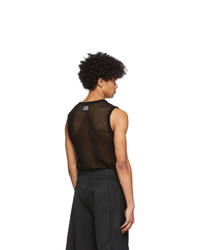 Мужская черная майка от Feng Chen Wang