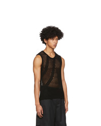 Мужская черная майка от Feng Chen Wang