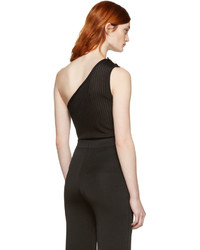 Женская черная майка от Balmain