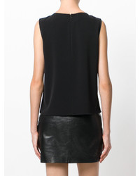 Женская черная майка от Moschino