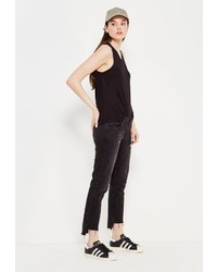 Женская черная майка от Bruebeck