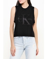 Женская черная майка от Calvin Klein Jeans
