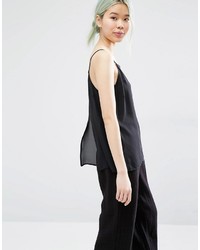 Женская черная майка от Monki