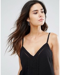 Женская черная майка от Louche