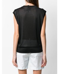 Женская черная майка от Dsquared2