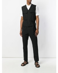 Мужская черная майка от Ann Demeulemeester