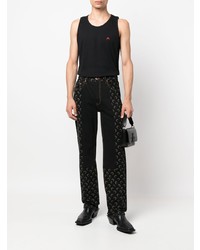 Мужская черная майка от Marine Serre