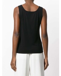 Женская черная майка от Le Tricot Perugia