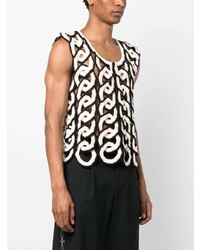 Мужская черная майка от Bode