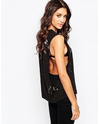 Женская черная майка от AKA