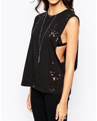 Женская черная майка от AKA