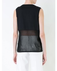 Женская черная майка от Barbara Bui