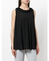 Женская черная майка от Le Tricot Perugia