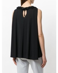 Женская черная майка от Le Tricot Perugia