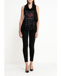 Женская черная майка от Gas