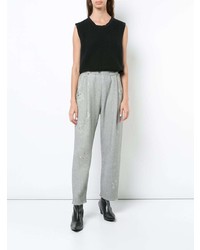 Женская черная майка от Raquel Allegra