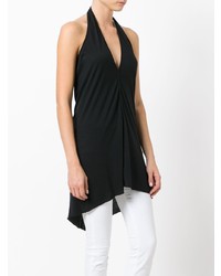 Женская черная майка от Rick Owens Lilies