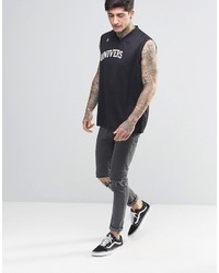 Мужская черная майка от Wood Wood