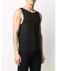 Мужская черная майка от Saint Laurent